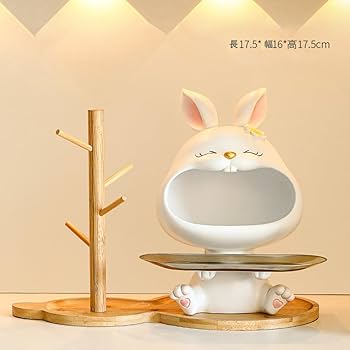 ご購入済み　木製引き出しボックス リボンレターと 白色たまごのうさぎさん 61C4+VXAW0L._AC_UF350,